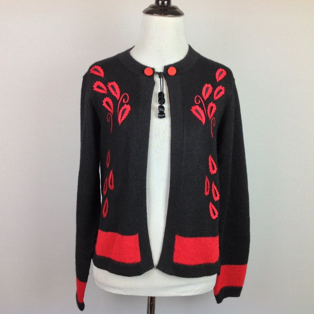Alpaca Artesanias Cardigan Sweater Womens Small